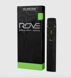 Apple Jack (Sativa) – Rove Disposable Live Resin Diamonds Vape: 1 Gram
