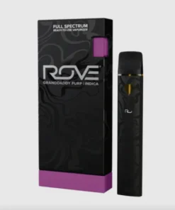 Grandaddy Purp (Indica) – Rove Disposable Live Resin Diamonds Vape: 1 Gram